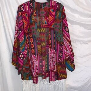 Multicolor cardigan, large awesome looking
